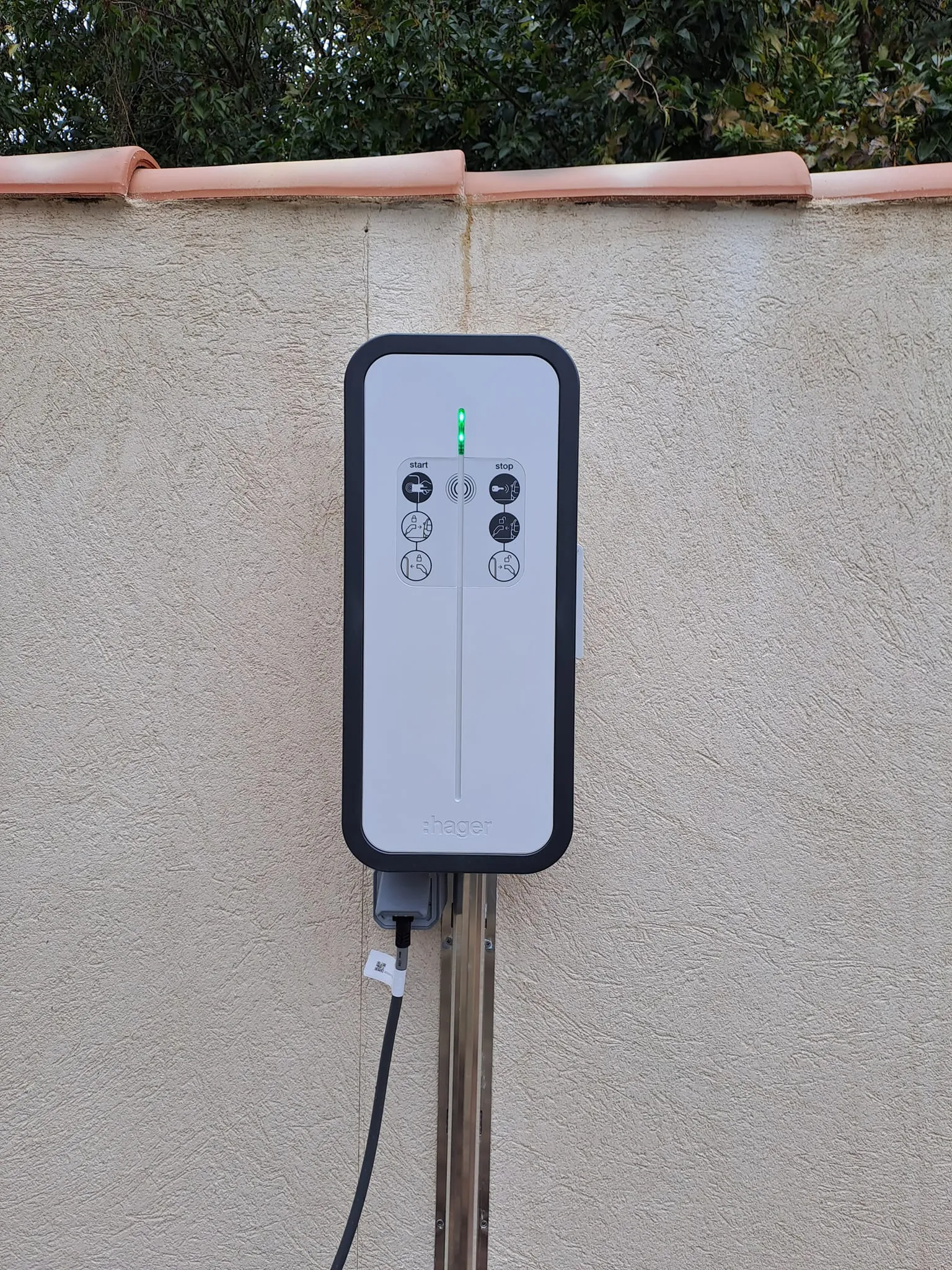 Borne de recharge électrique
